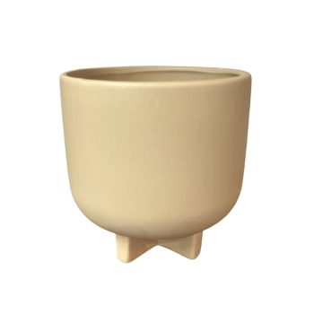 Kerámiakaspó (talpas, natúr)